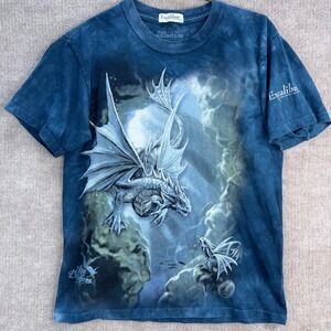 The‎ Mountain Age Dragons Excalibur Hotel Casino Las Vegas Tie Dye T Shirt Small